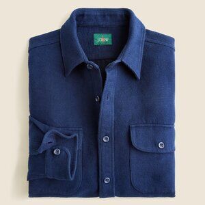 NWT J Crew Heavyweight Chamois Flannel Shirt in Blue (Various Sizes)